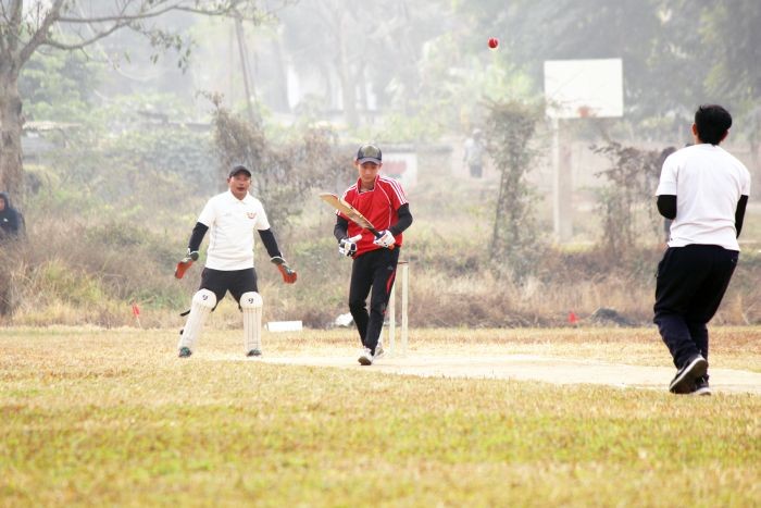 A match in progress during the ongoing 6th Unity Cup at Chümoukedima on January 20.